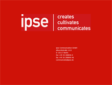 Tablet Screenshot of ipse.de